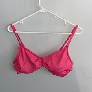 hot pink bikini top
